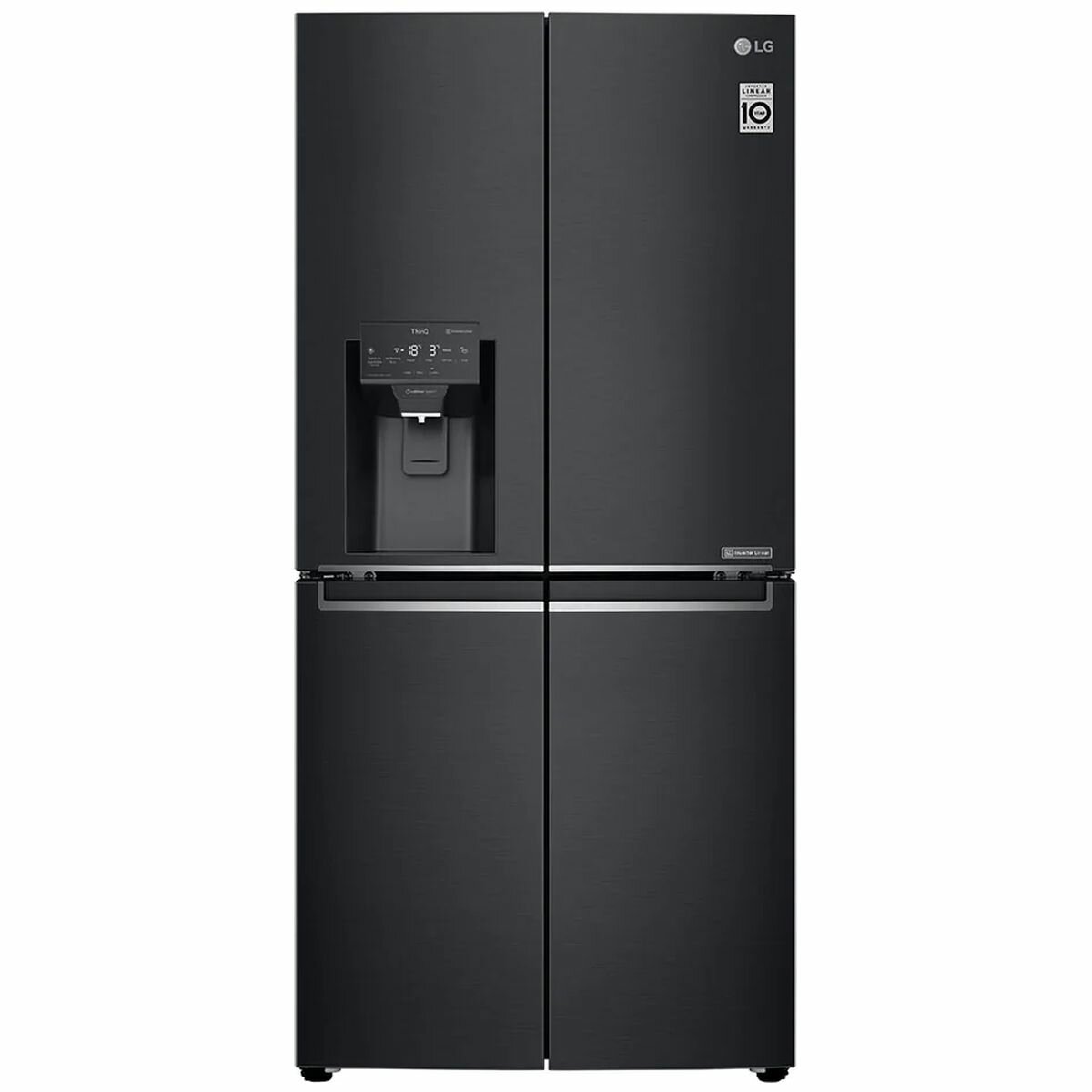 Lg 570l Slim French Door Fridge With Ice Water Dispenser Gf L570mbnl Appliances Online