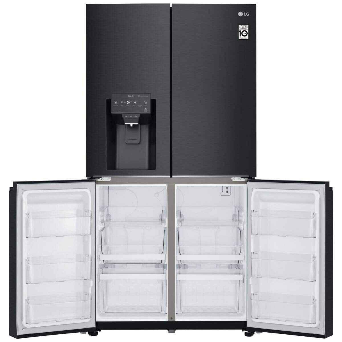 NEW LG 706L French Door Fridge Matte Black GFL706MBL 8806098751341 eBay