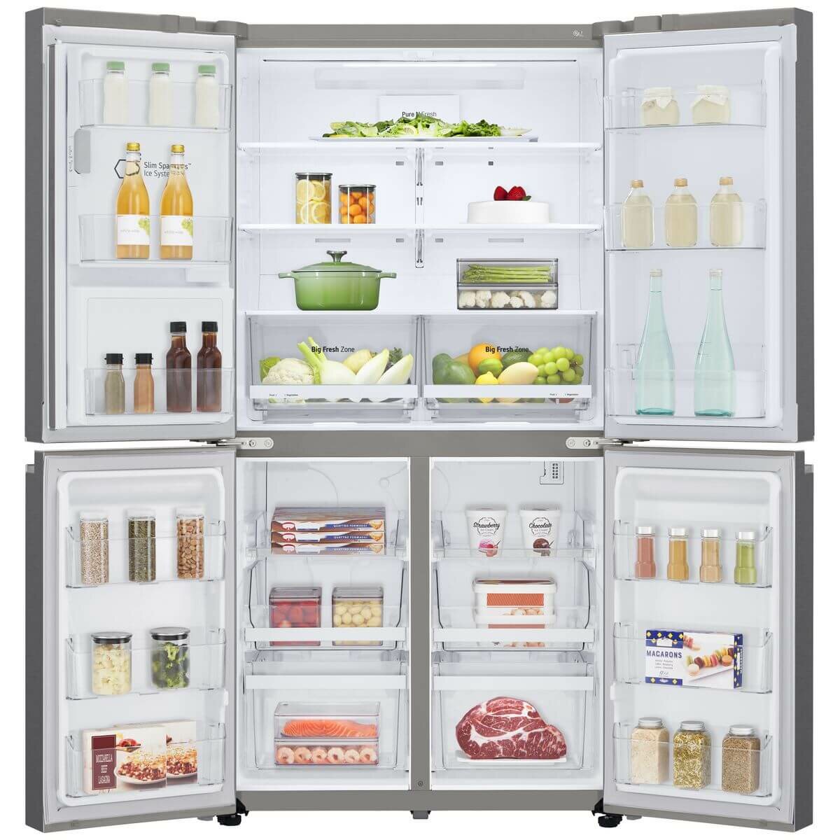 Lg 706l French Door Fridge Stainless Steel Gf L706pl Appliances Online