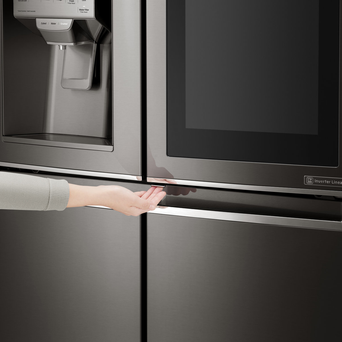 Lg 708l Instaview French Door Fridge Gf V708bsl Appliances Online