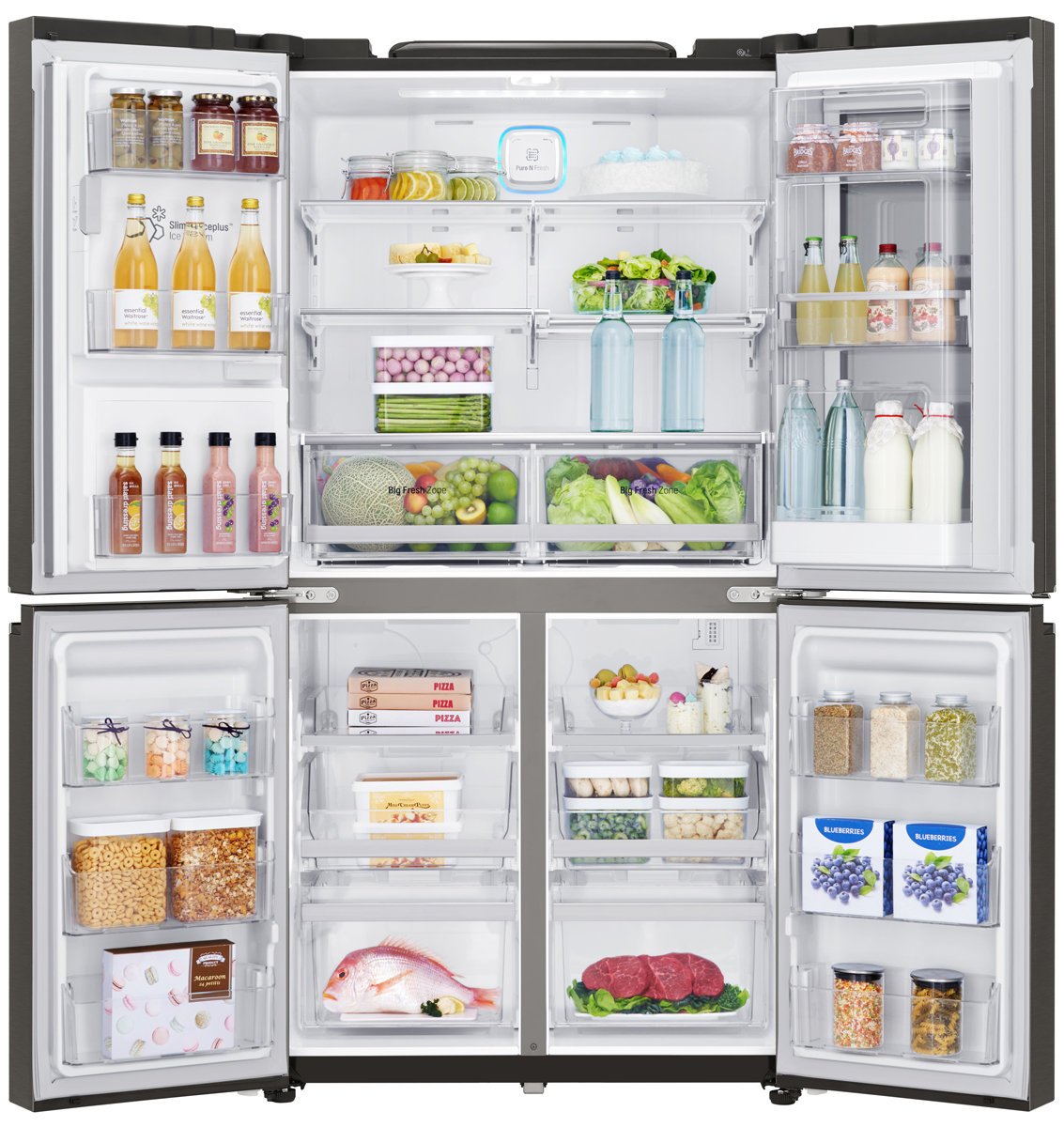 Lg 708l Instaview French Door Fridge Gf V708bsl Appliances Online