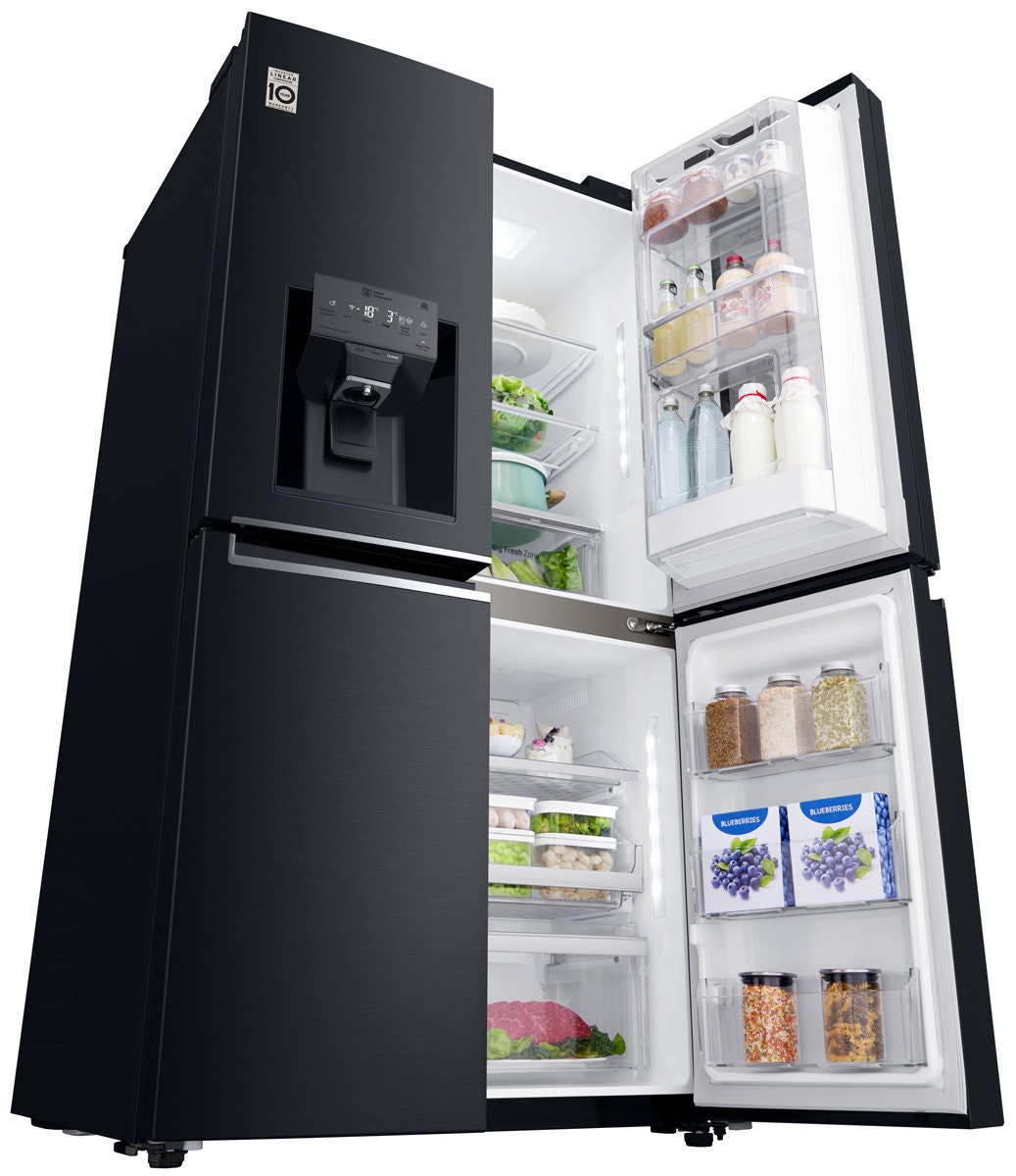 NEW LG GFV910MBSL 910L InstaView French Door Fridge 8806098171439 eBay