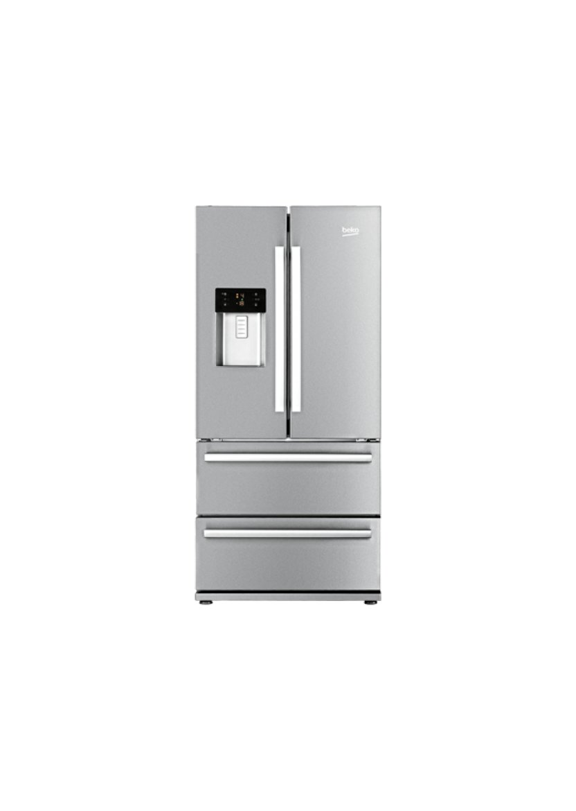 610l Stainless Steel French Door Fridge Home Appliances Beko Fridge French Door Bathroom Medicine Cabinet