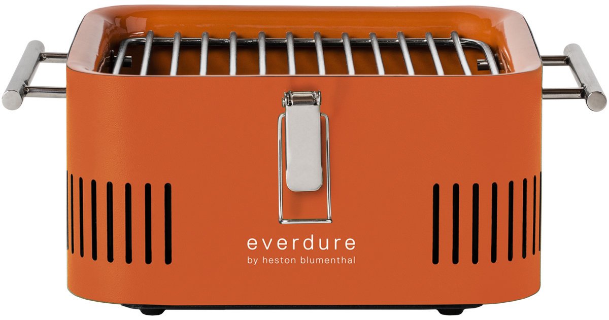 NEW Everdure by Heston Blumenthal HBCUBEO Cube Portable Charcoal BBQ