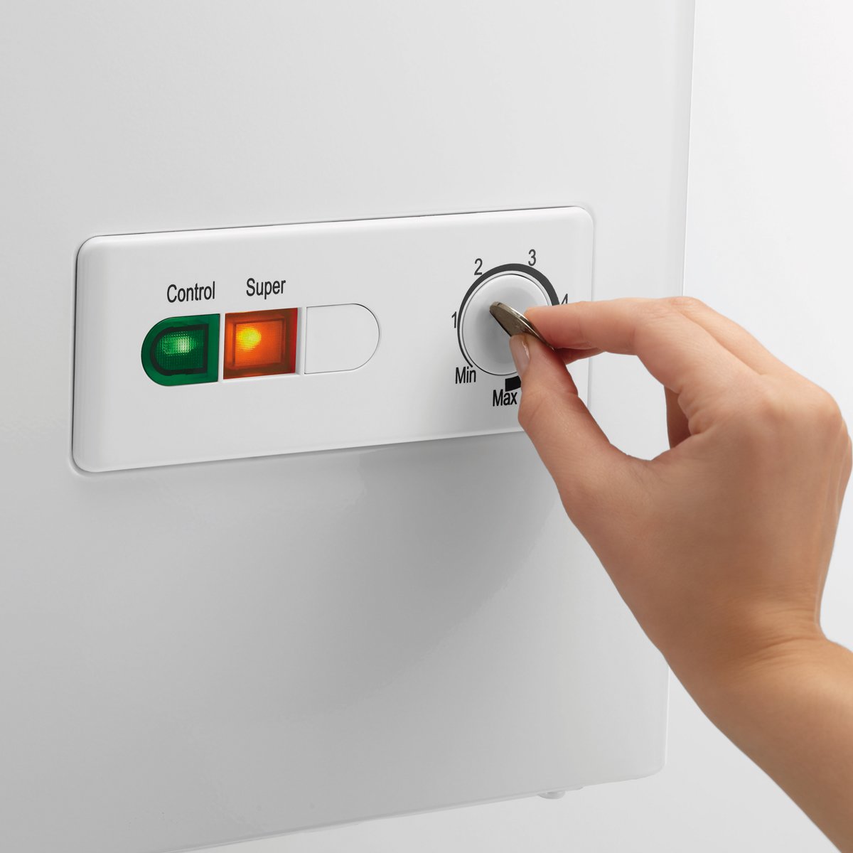 haier deep freezer settings