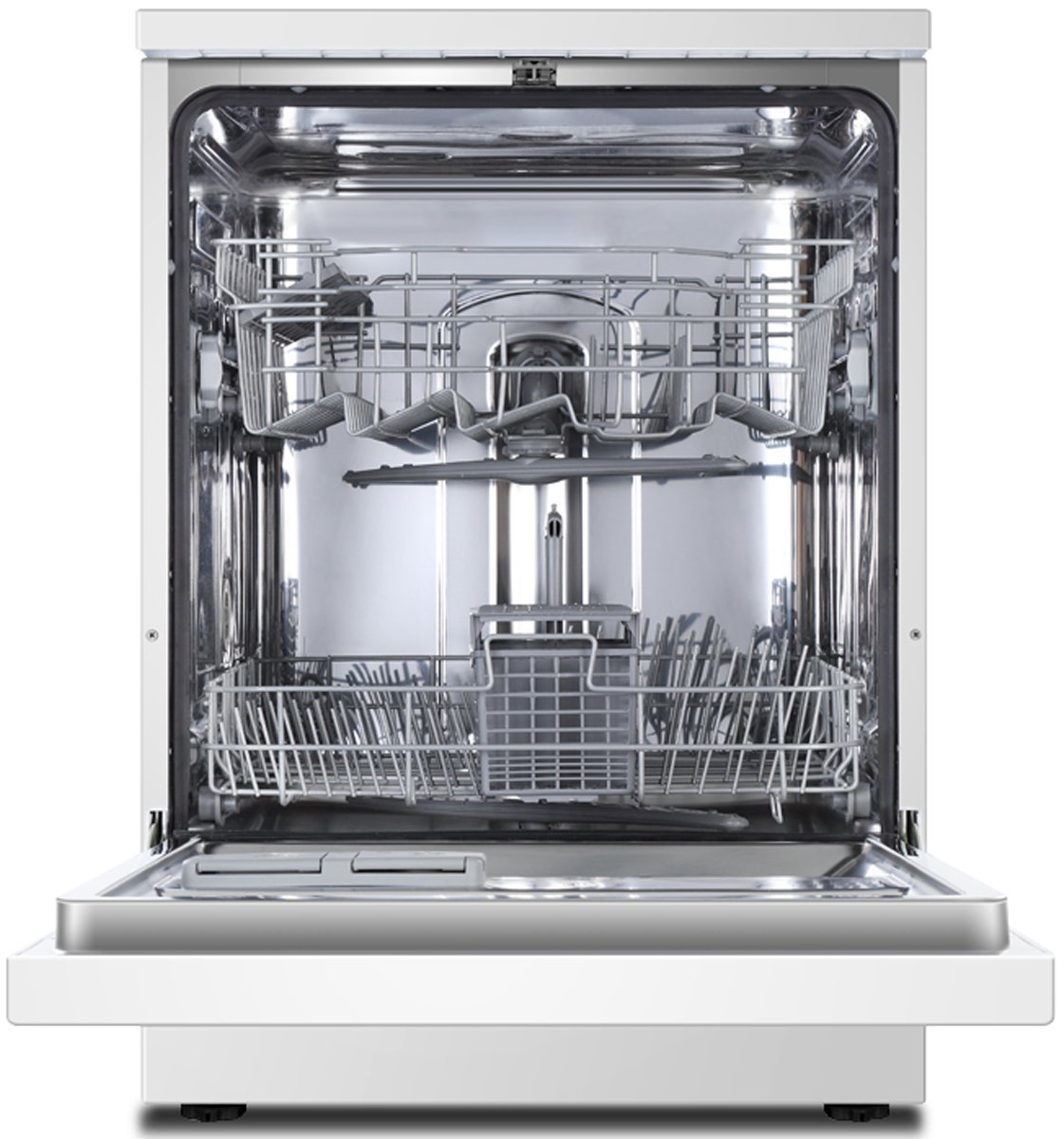 haier hdw13g1w freestanding dishwasher appliances online