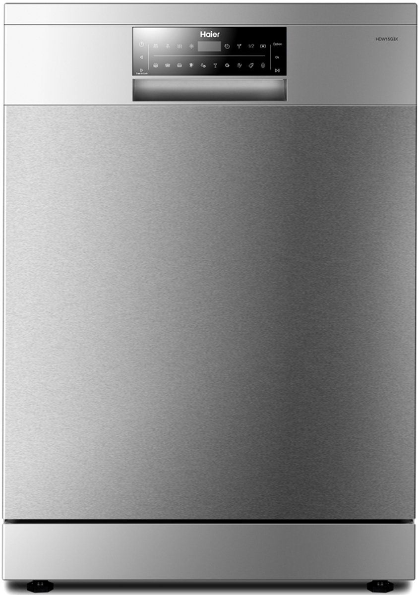Haier HDW15G3X Freestanding Dishwasher 