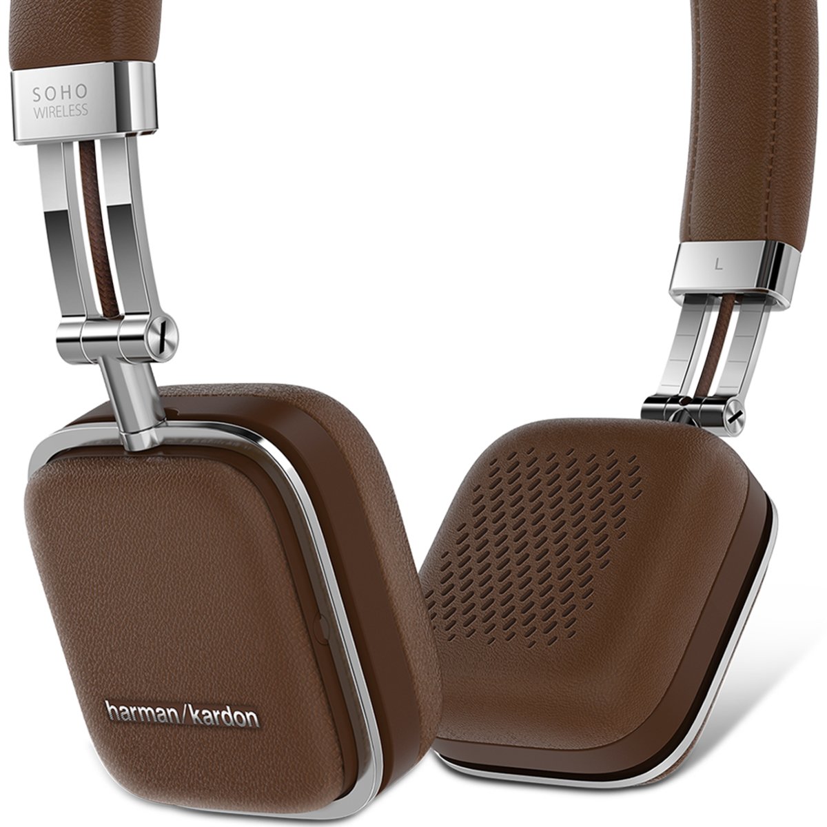 Harman Kardon HKSOHOBTBRN On Ear Soho Wireless Headphones | Appliances  Online
