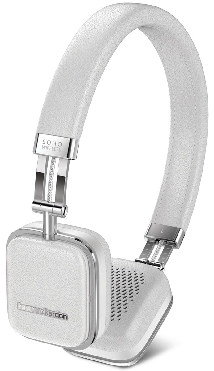 Harman Kardon HKSOHOBTWHT On Ear Soho Wireless Headphones | Appliances  Online
