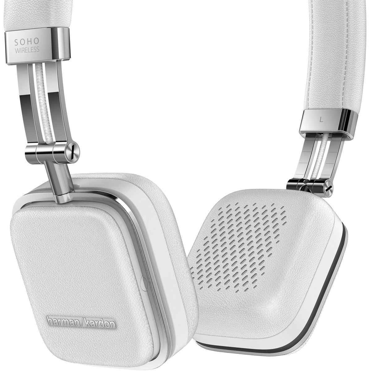 Harman Kardon HKSOHOBTWHT On Ear Soho Wireless Headphones | Appliances  Online