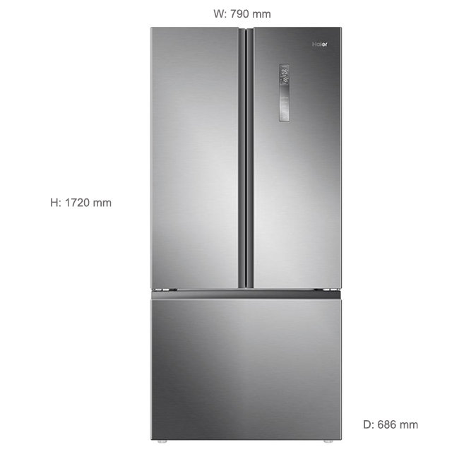 NEW Haier 514L French Door Fridge HRF520FS 9415112612415 eBay