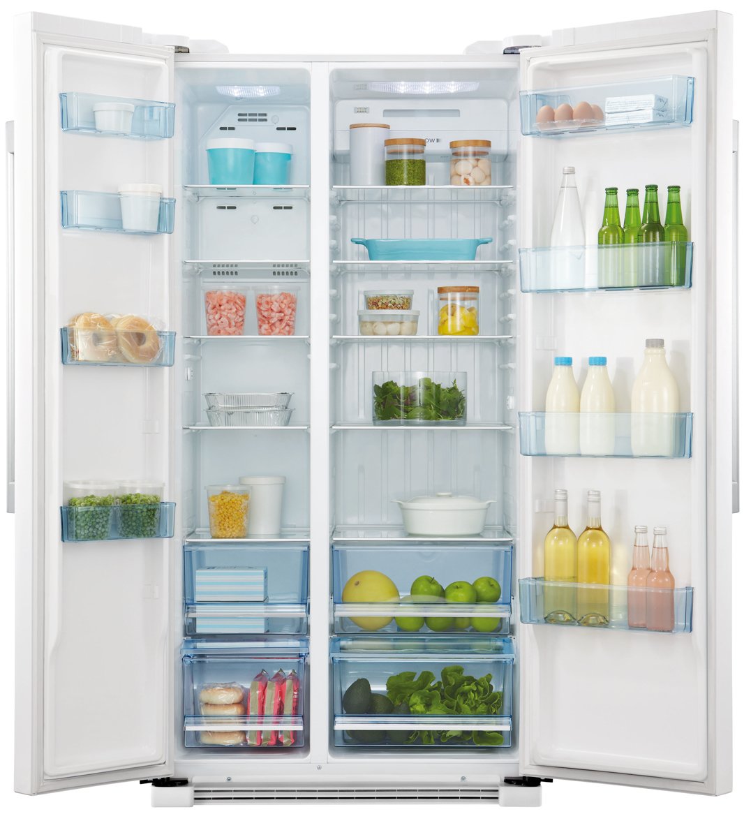 Haier Hsbs628aw 629l Side By Side Fridge Appliances Online