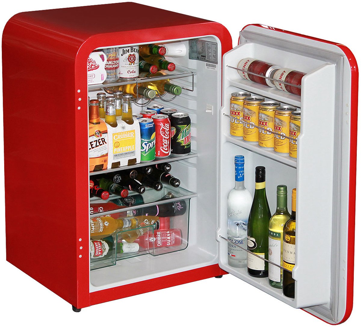 Husky 110l Bar Fridge Hus Retro110red Appliances Online