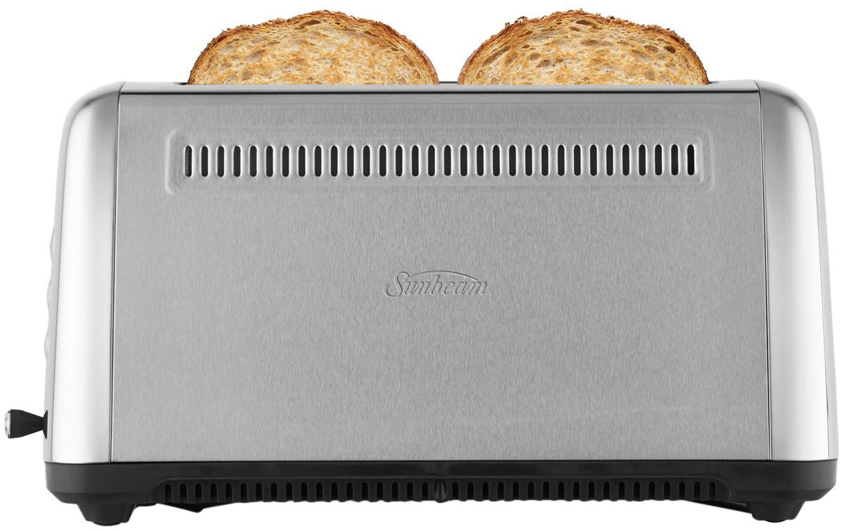 Sunbeam Maestro Dual Wall Glass Kettle and 4 Slice Long Toaster