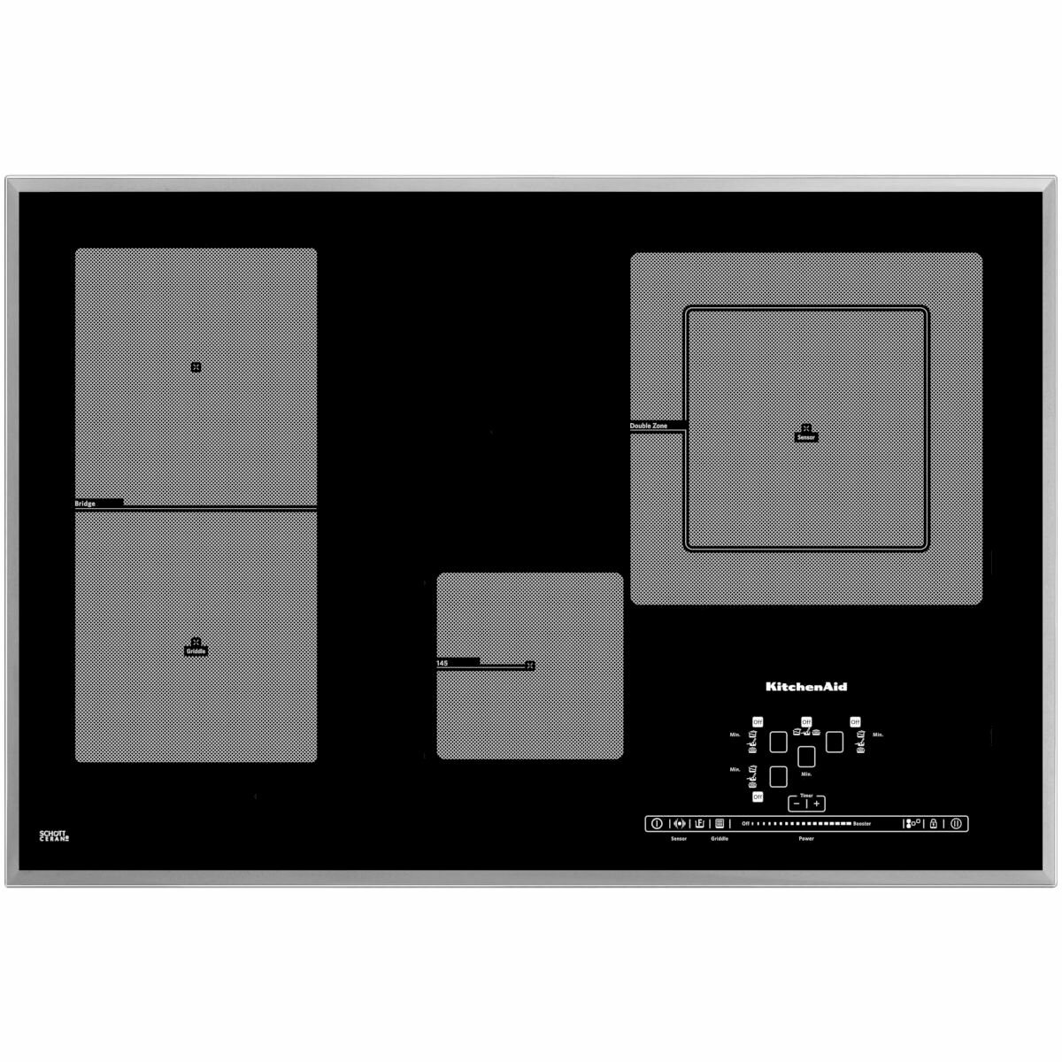 Kitchenaid 77cm Flexi Induction Cooktop Khip4 77510 Appliances Online
