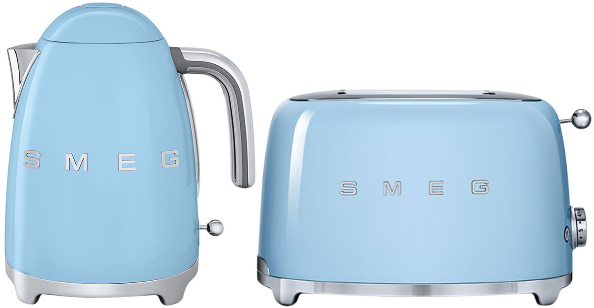 smeg pastel blue kettle