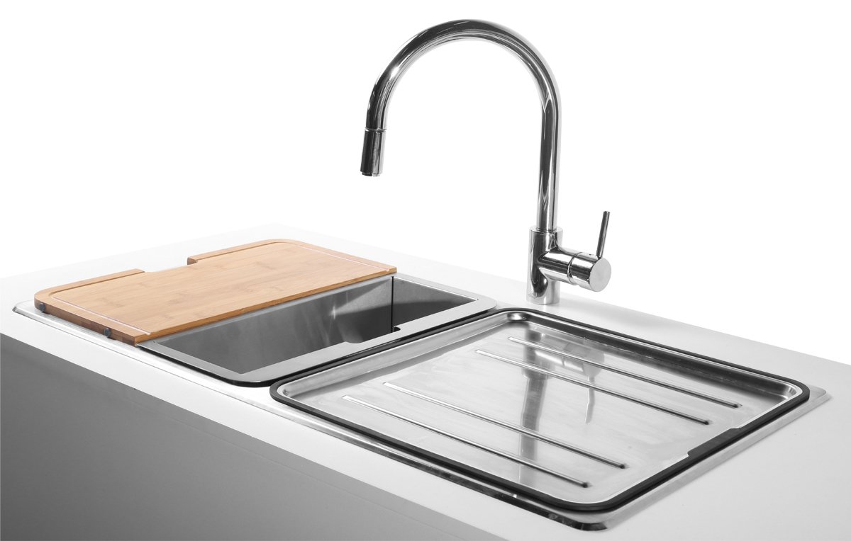 Abey Lg200tpk Lago Inset Double Bowl Sink Pack