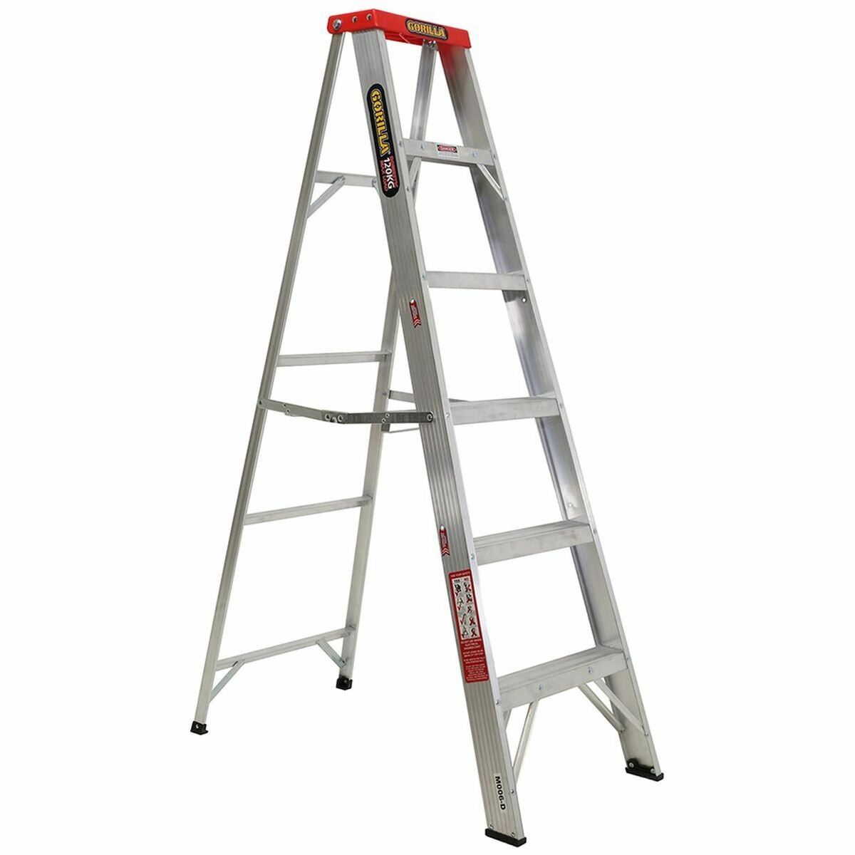 appliancesonline.com.au | Gorilla 1.8m Single Sided A-Frame Ladder 120kg Domestic