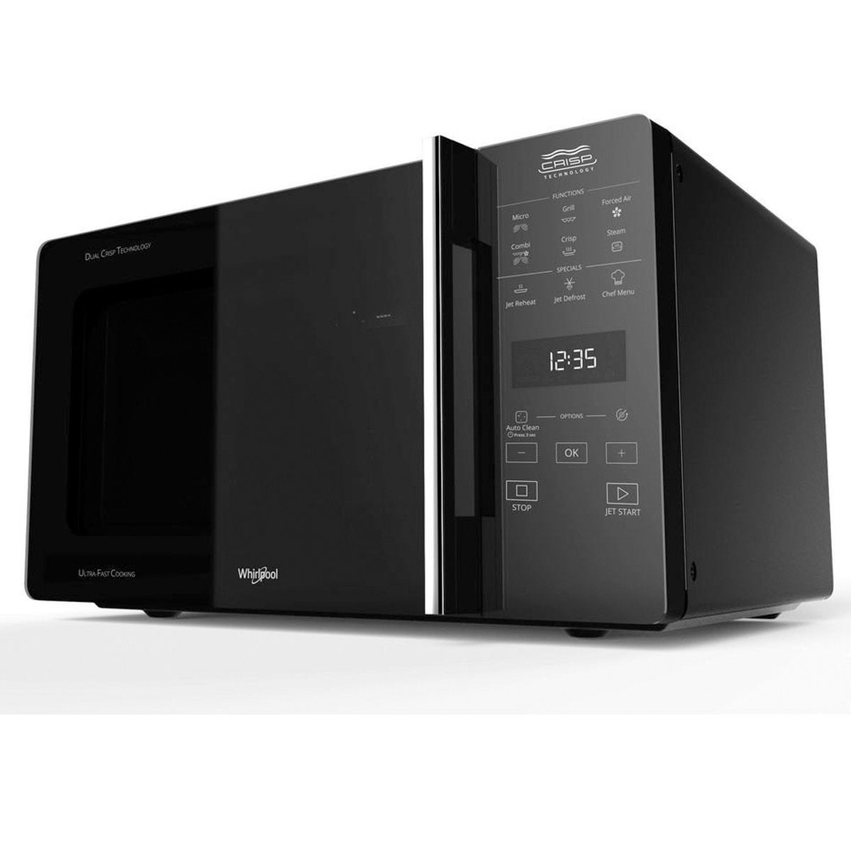 Whirlpool MWCF25BK 25L CrispFry Microwave Oven | Appliances Online