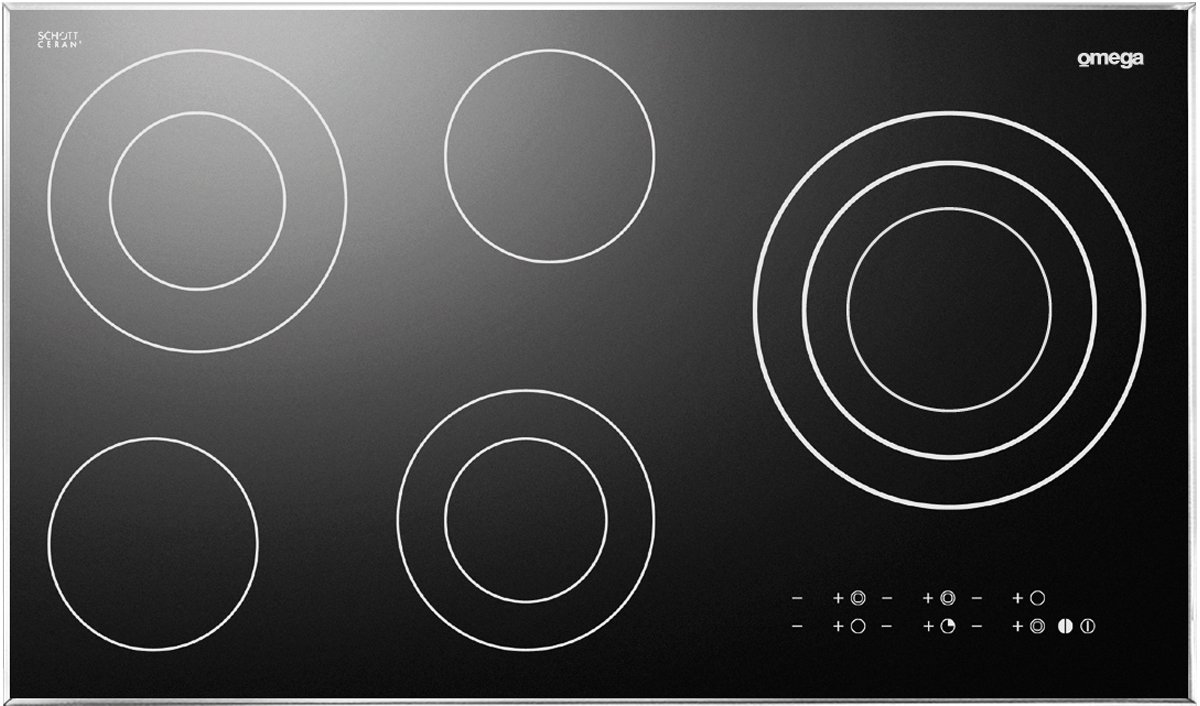 Omega Oc95txa 90cm Ceramic Electric Cooktop Appliances Online