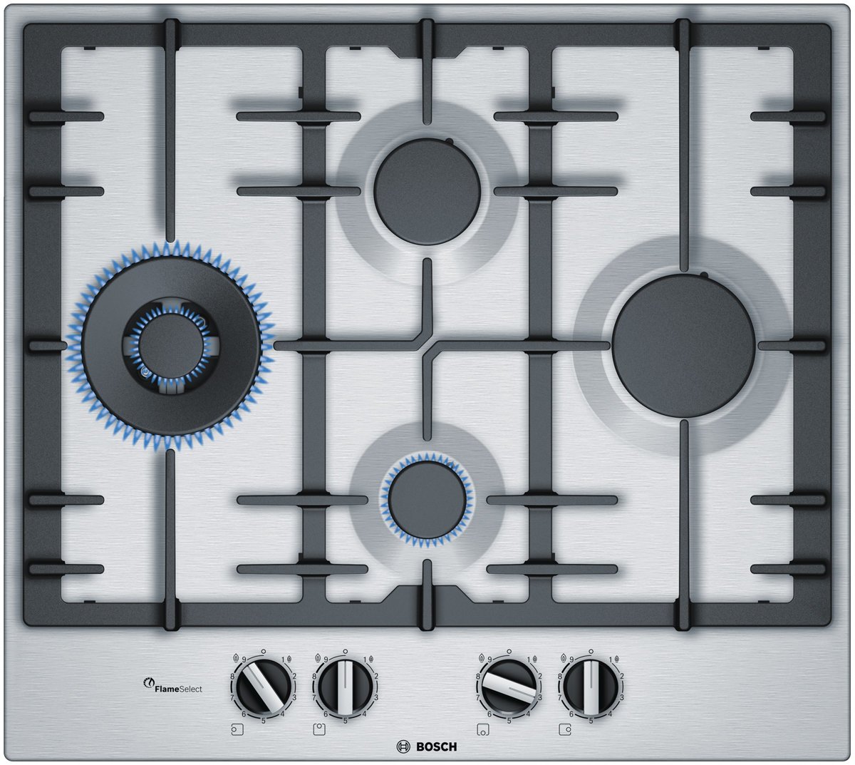 Bosch Pci6a5b90a 60cm Serie 6 Natural Gas Cooktop Appliances Online