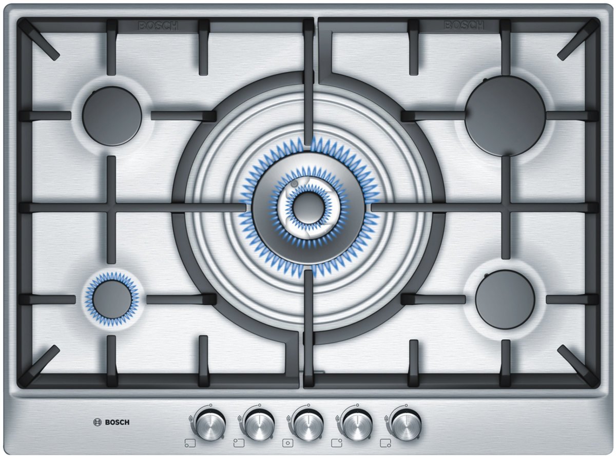 Bosch Pcq715b90a 70cm Serie 6 Natural Gas Cooktop Appliances Online
