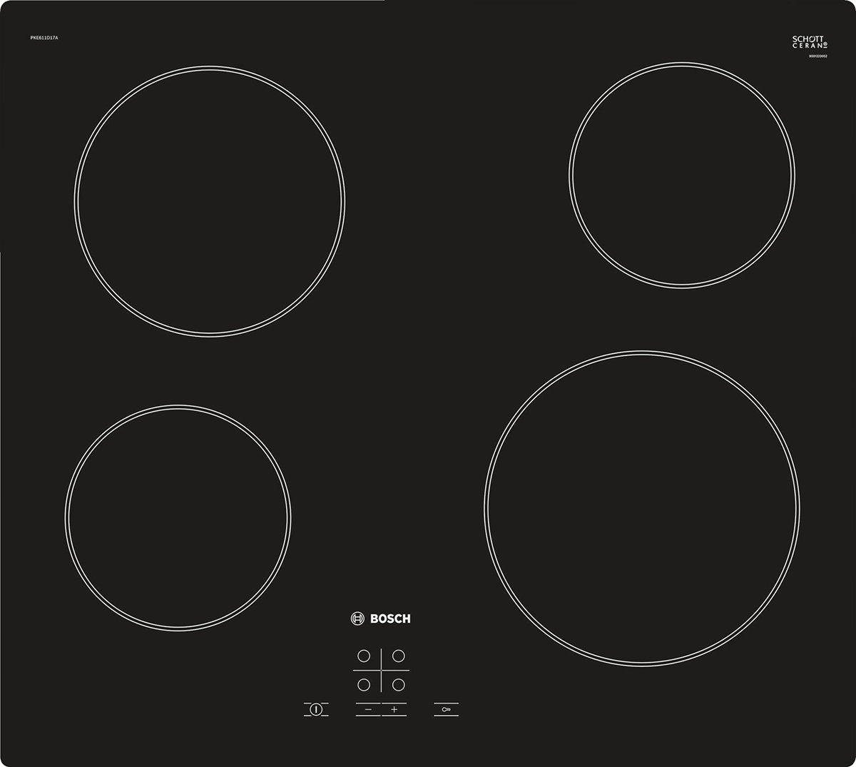 Bosch Pke611d17a 60cm Serie 4 Ceramic Cooktop Appliances Online