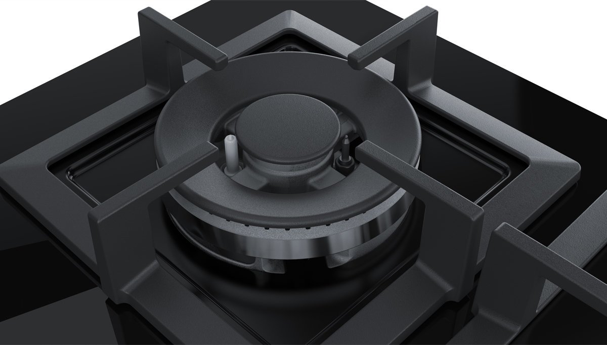 bosch tempered glass gas hob 60cm black