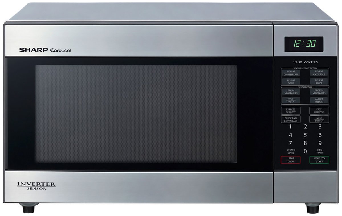 Sharp R395YS 1200W Stainless Steel Inverter Microwave Reviews