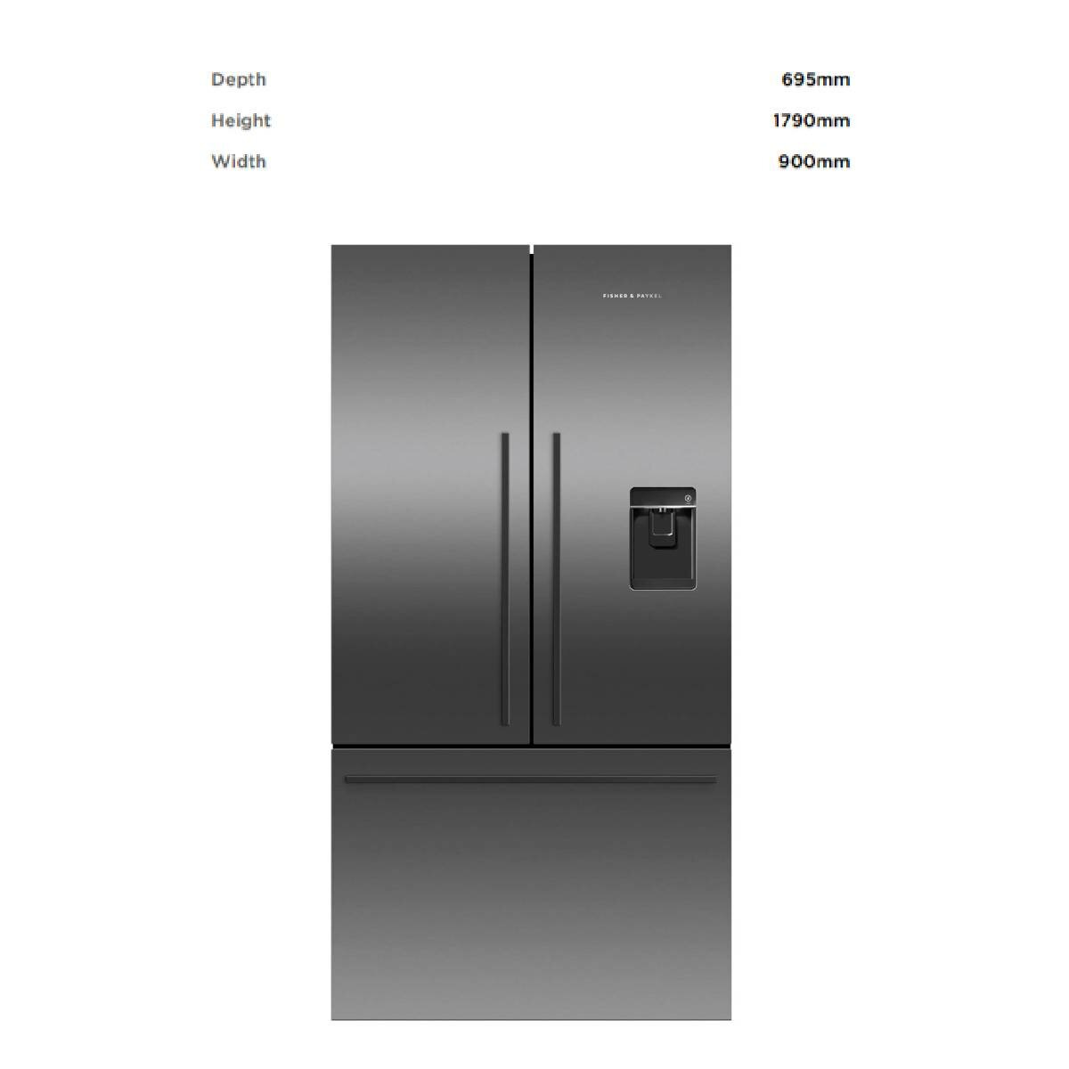 Buy Fisher & Paykel 569L French Door Fridge RF610ADUB5 & Pay Later humm