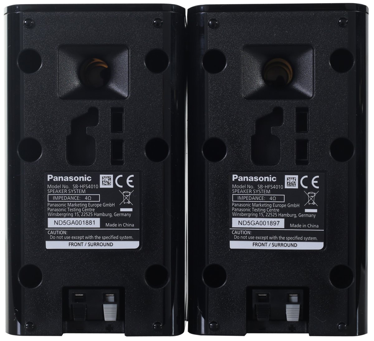 panasonic ht 40 speaker