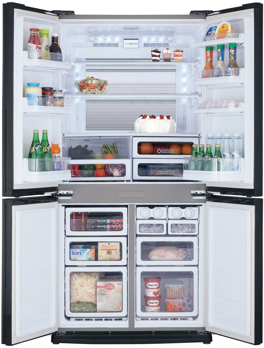 Sharp Sjxe676fsl 676l French Door Fridge Appliances Sharp Sjxe676fsl 676l French Door Fridge
