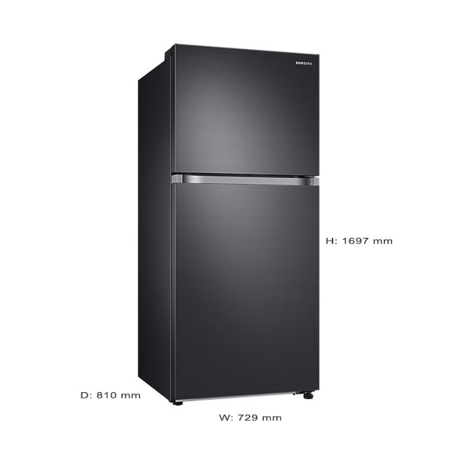 Samsung Sr520Blstc 525L Top Mount Fridge Black S Steel at Crystal Dukes
