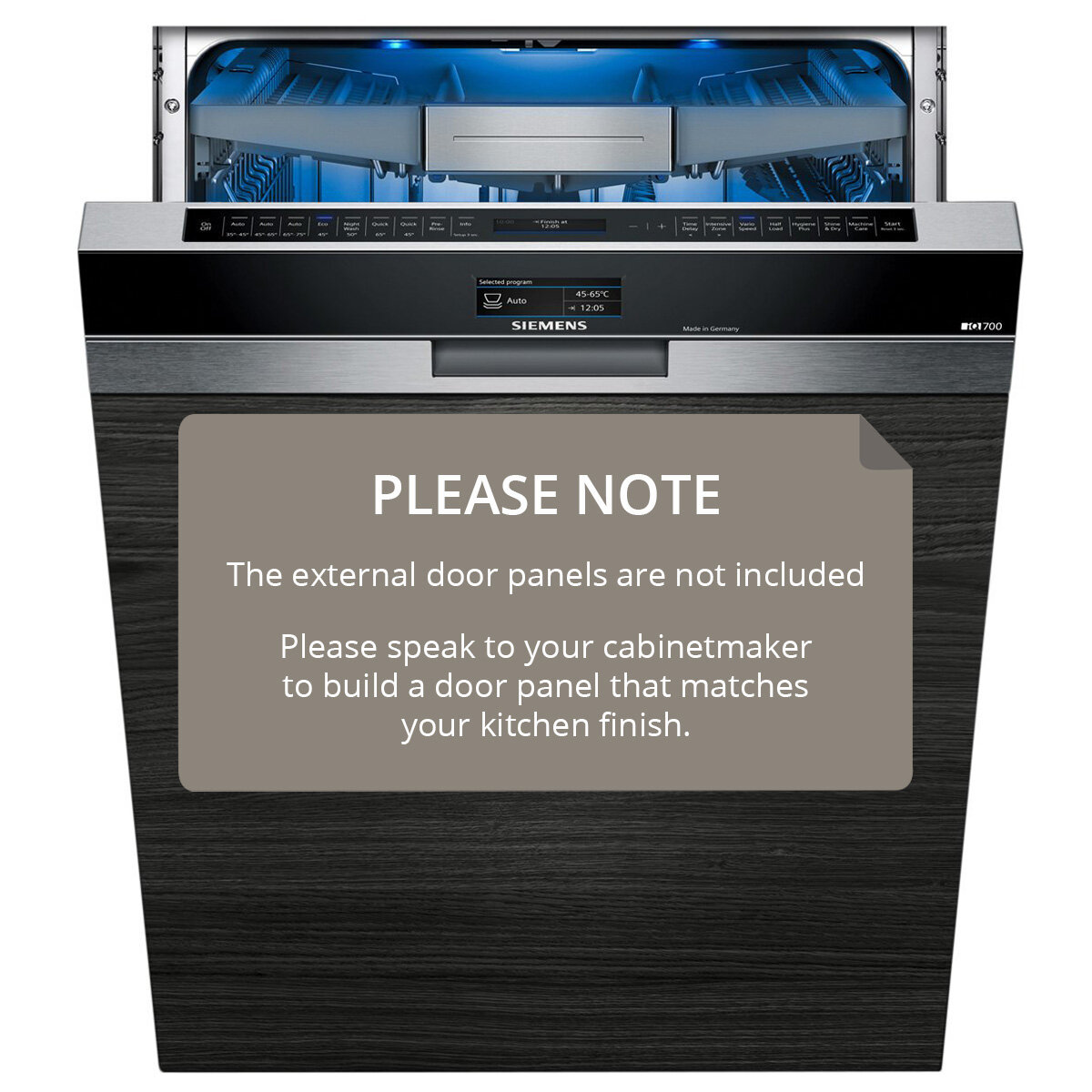 Siemens semi integrated dishwasher Clearance