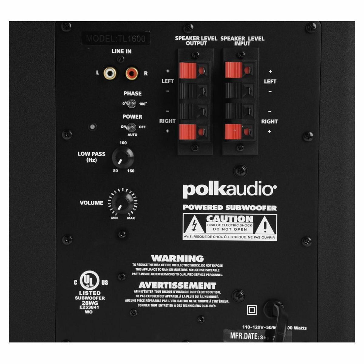 Polk Audio 5.1 Channel Surround Home 