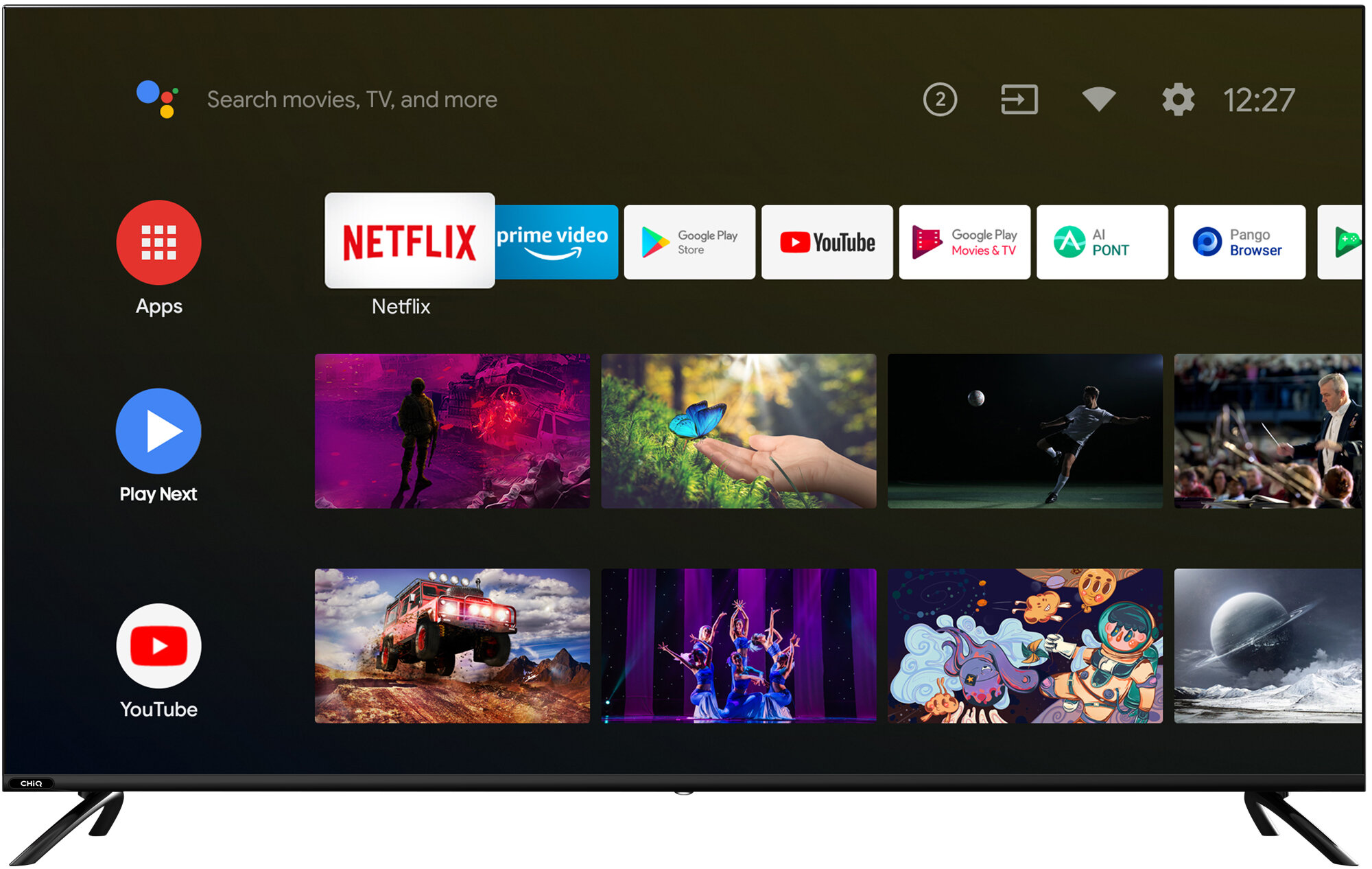 CHiQ 43 Inch 4K UHD HDR Android Smart 