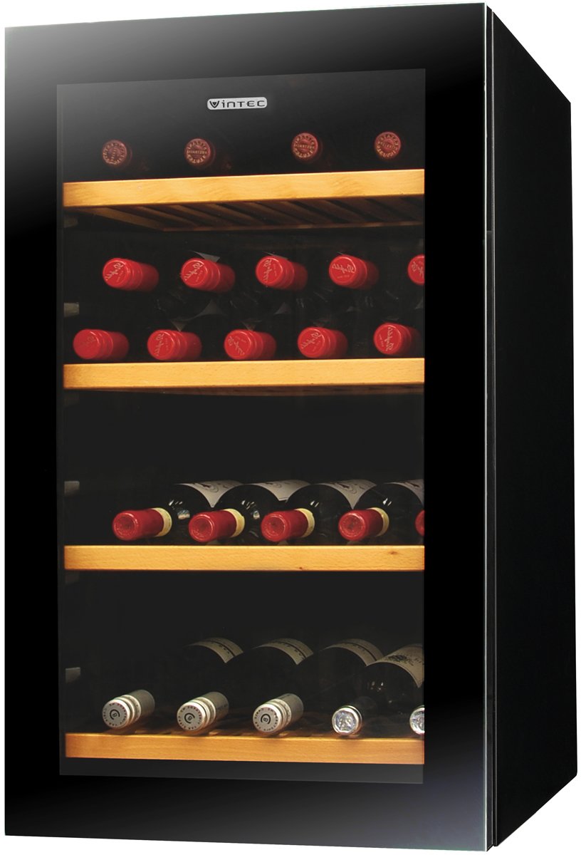 NEW Vintec 35 Bottle Wine Storage V30SGMEBK eBay