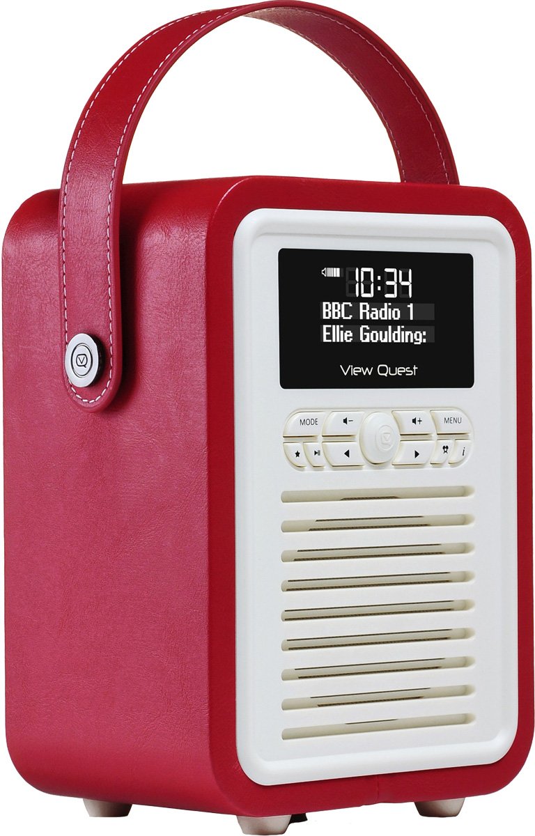 View Quest VQMINIRD Retro Mini DAB+ FM Radio with Bluetooth Appliances Online