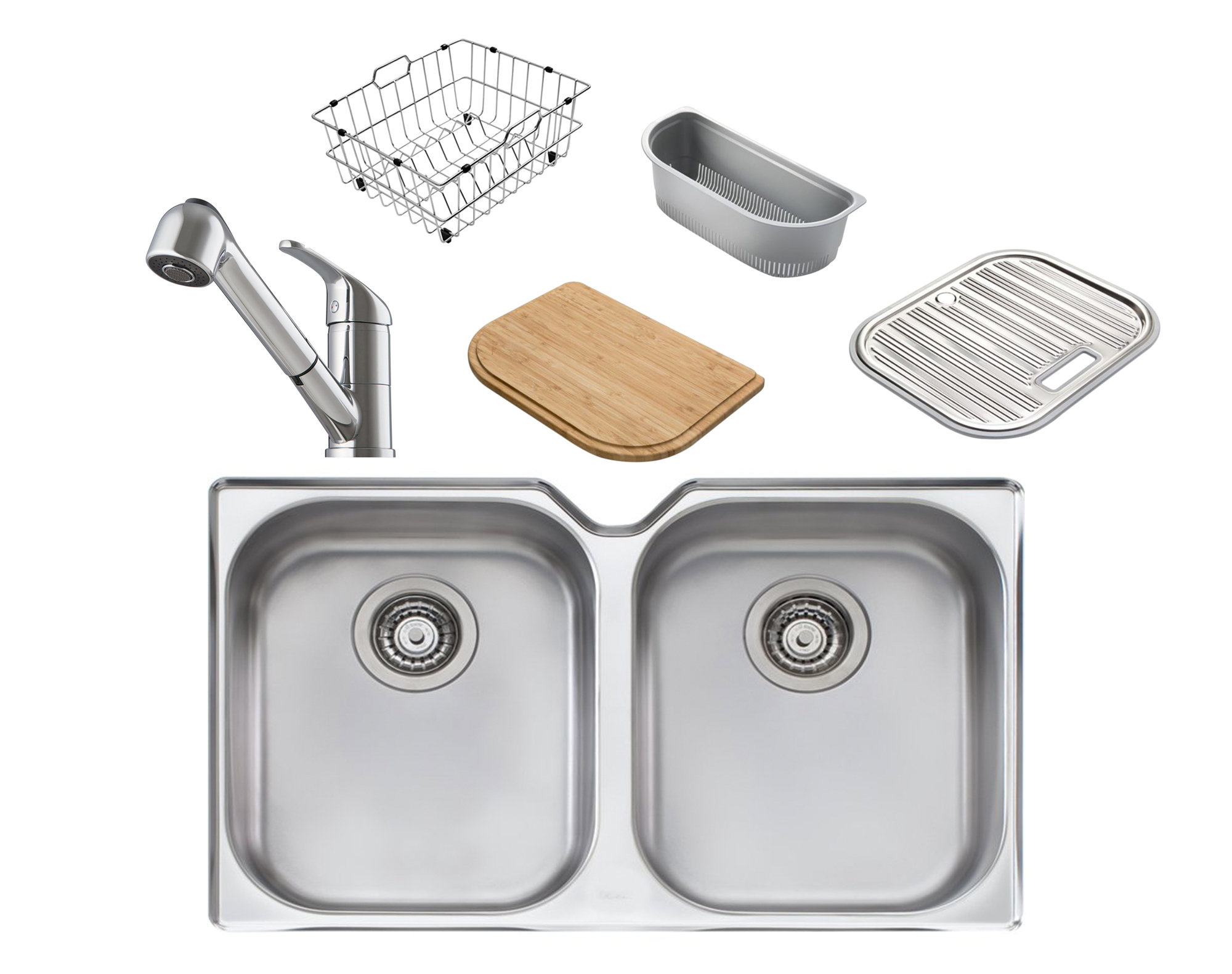 Oliveri Wa10umapack Diaz Undermount Sink And Mixer Tap Pack