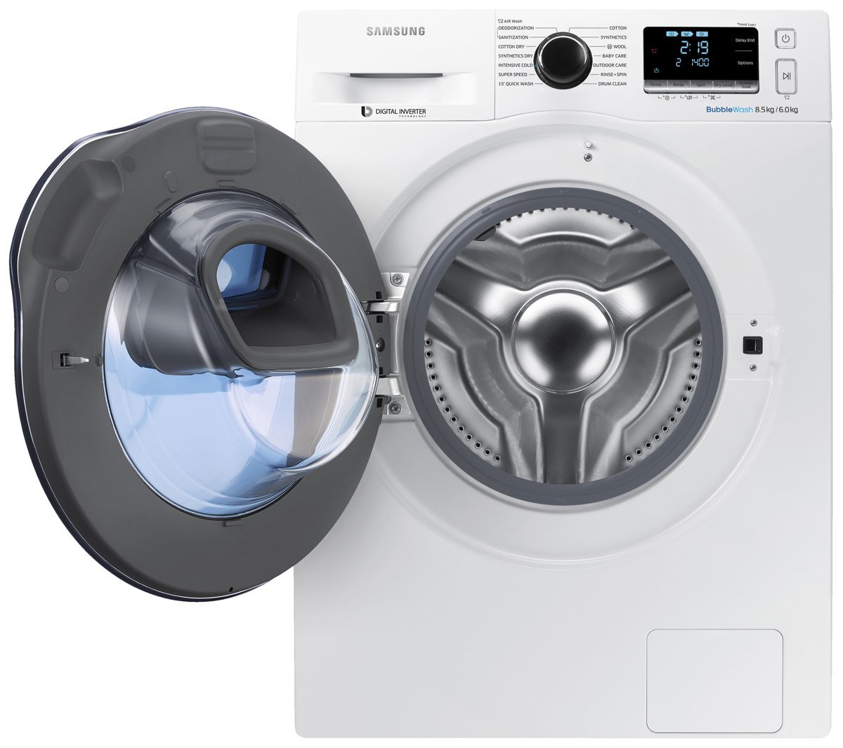 NEW Samsung 8.5kg/6kg AddWash Washer Dryer Combo WD85K6410OW