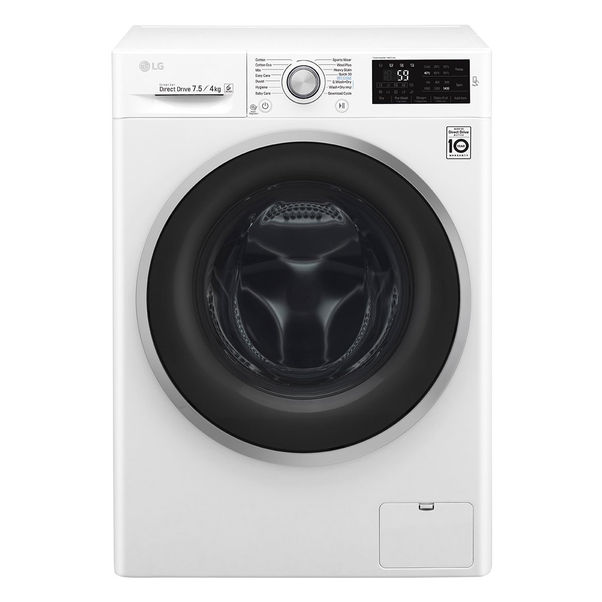 Lg 7 5kg 4kg Washer Dryer Combo Wdc1475ncw Appliances Online