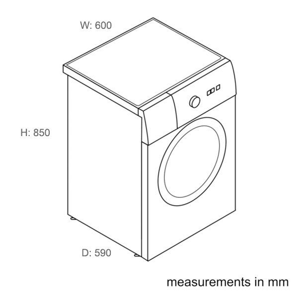 NEW Fisher & Paykel WH7560J3 7.5kg QuickSmart Front Load Washing
