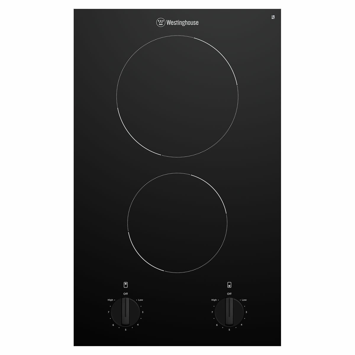 2 zone electric cooktop