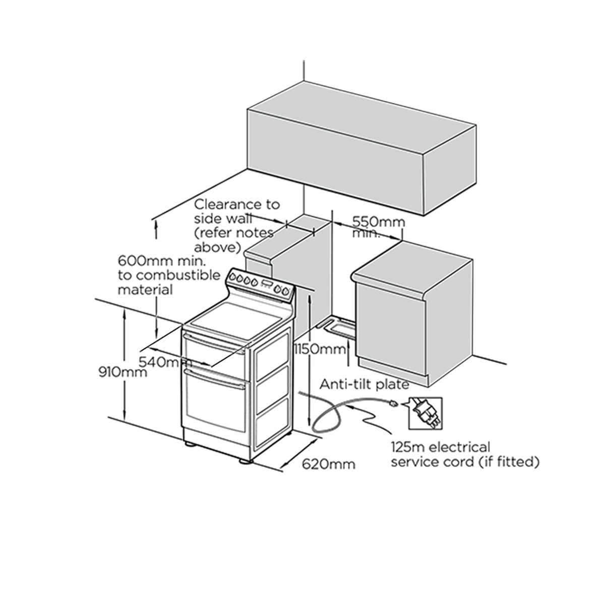 westinghouse 525 electric stove