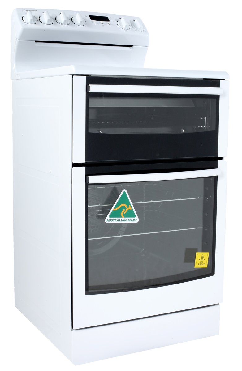 westinghouse 54cm freestanding cooker with electric oven and ceramic cooktop