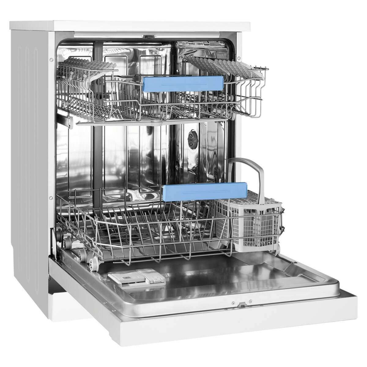 monochromatic stainless steel refrigerator