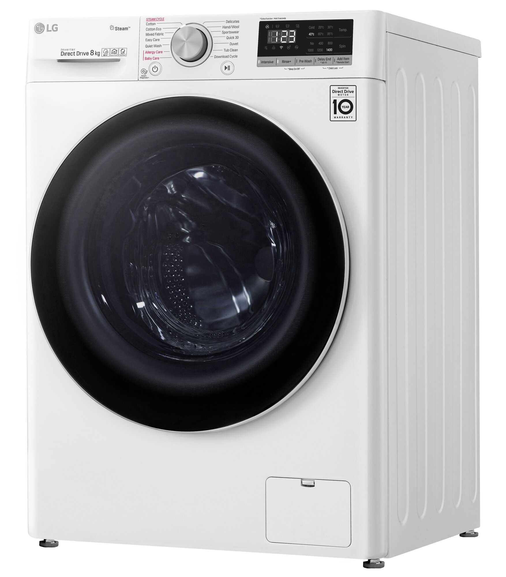 Lg 8kg Series 5 Front Load Washing Machine Wv5 1408w Appliances