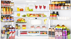 Hitachi 735L Multi Drawer French Door Refrigerator Crystal Black Glass ...