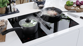 Bosch Electric Induction Hob PIV975DC1E; 90cm, PowerBoost, TouchSelect Heat Control, 2.2kw – 4.4kw Power - Black