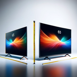 Would a 65 or 75 inch TV look better in your home?